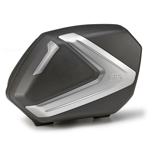 Coppia Valigie Laterali GIVI V37 Tech 37 Litri Catadiottri Fumé