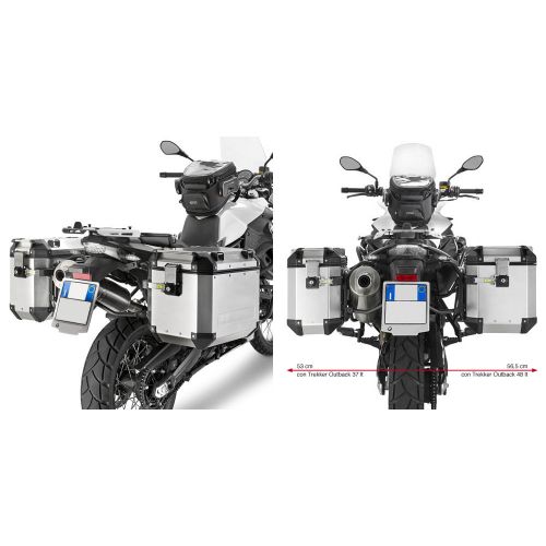 GIVI Portavaligie laterale specifico per valigie CAM-SIDE per BMW F 650 GS - F 800 GS 2008 / 2017 - F 700 GS 2013 / 2017