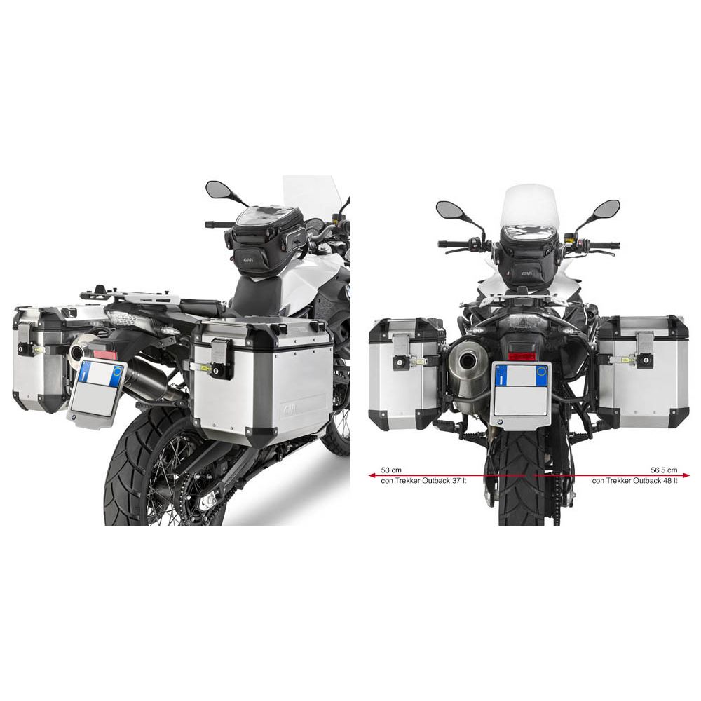 Telai GIVI PL5103CAM Monokey Cam Side per Moto BMW F650GS F700GS F800GS