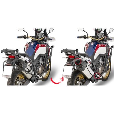 Telai Laterali GIVI PLR1144 Sgancio Rapido Honda Africa Twin 1000