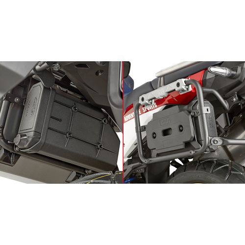 Kit fissaggio S250 GIVI Tool Box su portavaligie laterale PLR1161 - PL1161CAM per HONDA AFRICA TWIN 1000 / ADV SPORTS 2018 2019