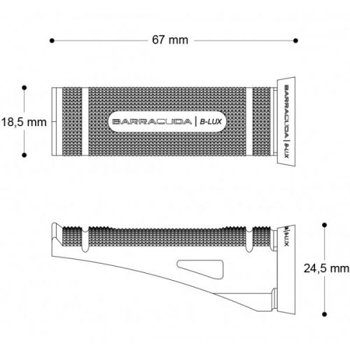 BARRACUDA Kit Pedane Argento Universali