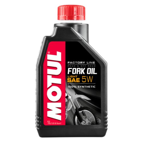 MOTUL FORK OIL FACTORY LINE 5W - 1 Litro Liquido idraulico per forcelle da competizione