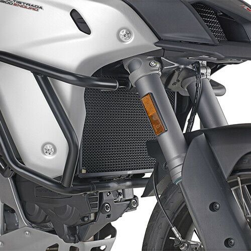 Protezione GIVI per radiatore in acciaio Inox nero per DUCATI MTS 950 - MTS 1200 ENDURO - MTS 1260 - MTS 1260 ENDURO