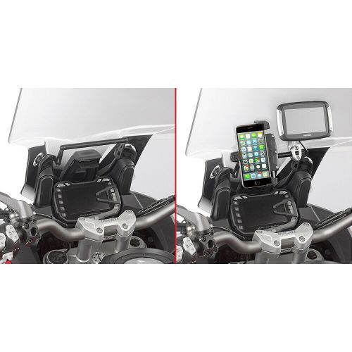 Traversino GIVI FB7408 Porta GPS Smartphone per Ducati Multistrada