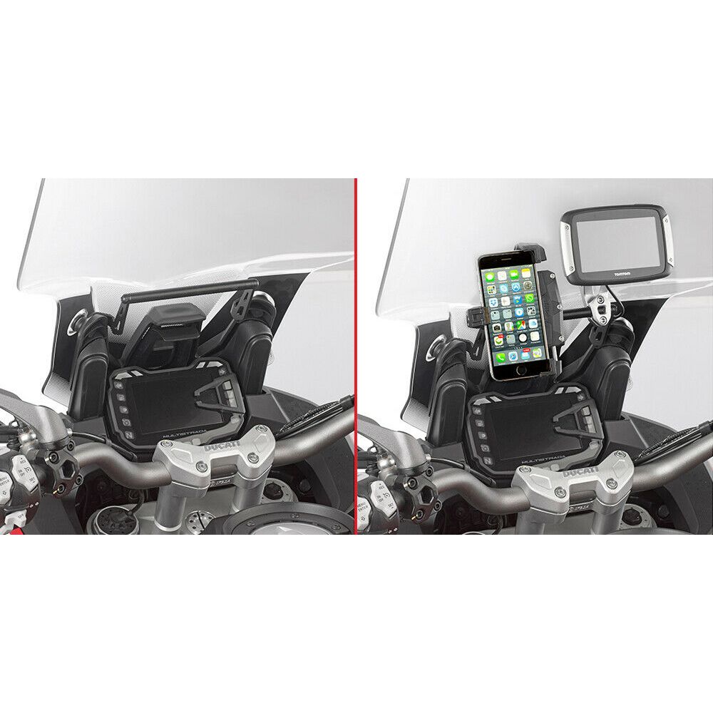 Traversino GIVI FB7408 Porta GPS Smartphone per Ducati Multistrada