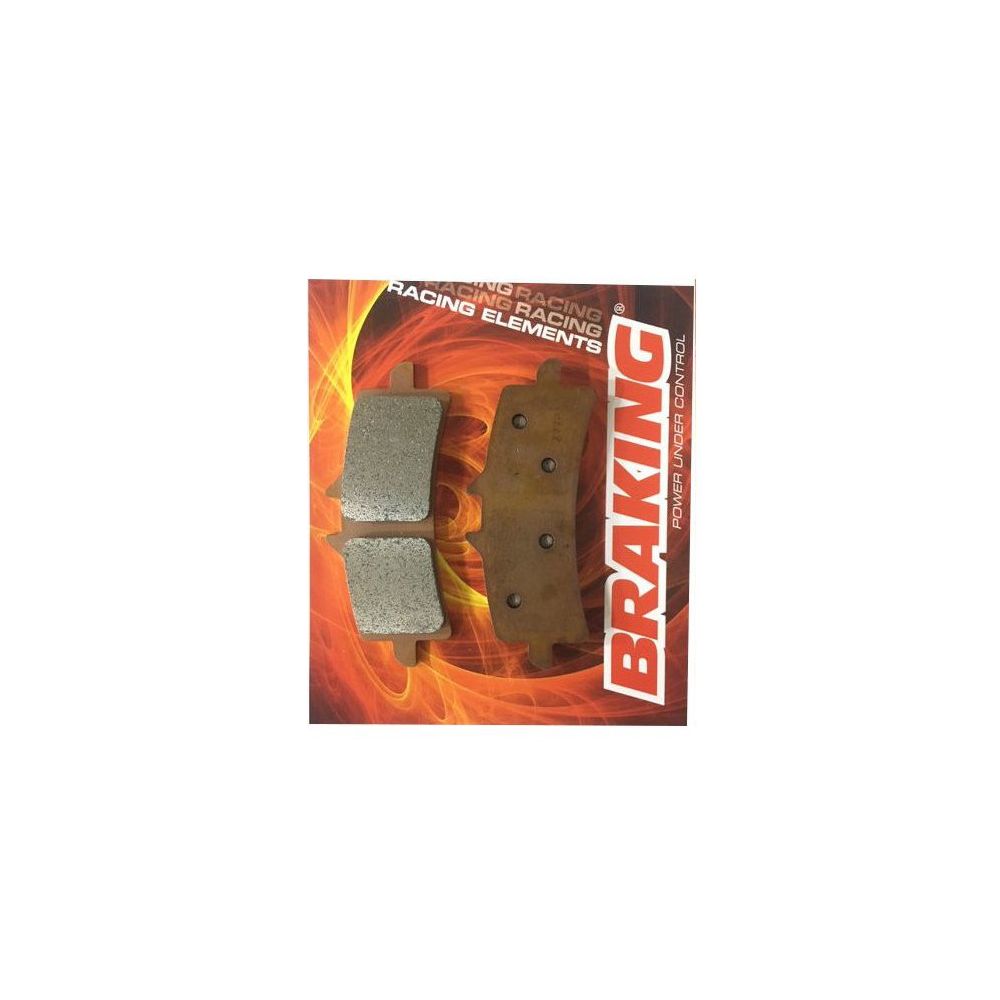 BRAKING coppia pastiglie freno anteriore P1R930