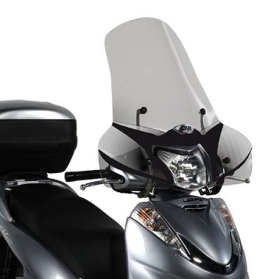 GIVI Parabrezza trasparente 52 x 66,5 cm con serigrafia per HONDA SH 300i 2007 / 2010