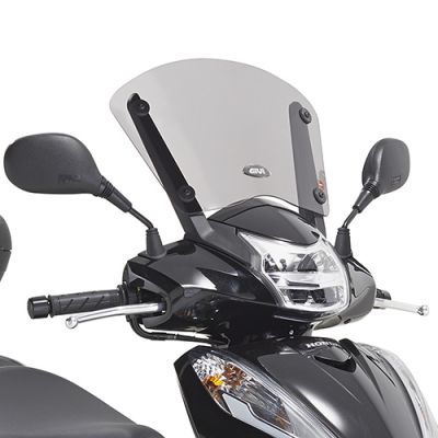 Cupolino GIVI D1143S Basso Sportivo Fumé per Honda SH 300i 2015-2020