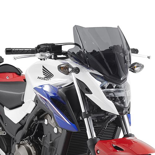 Cupolino GIVI A1152 Fumé con Attacchi per Moto Honda CB 500 F 16-18