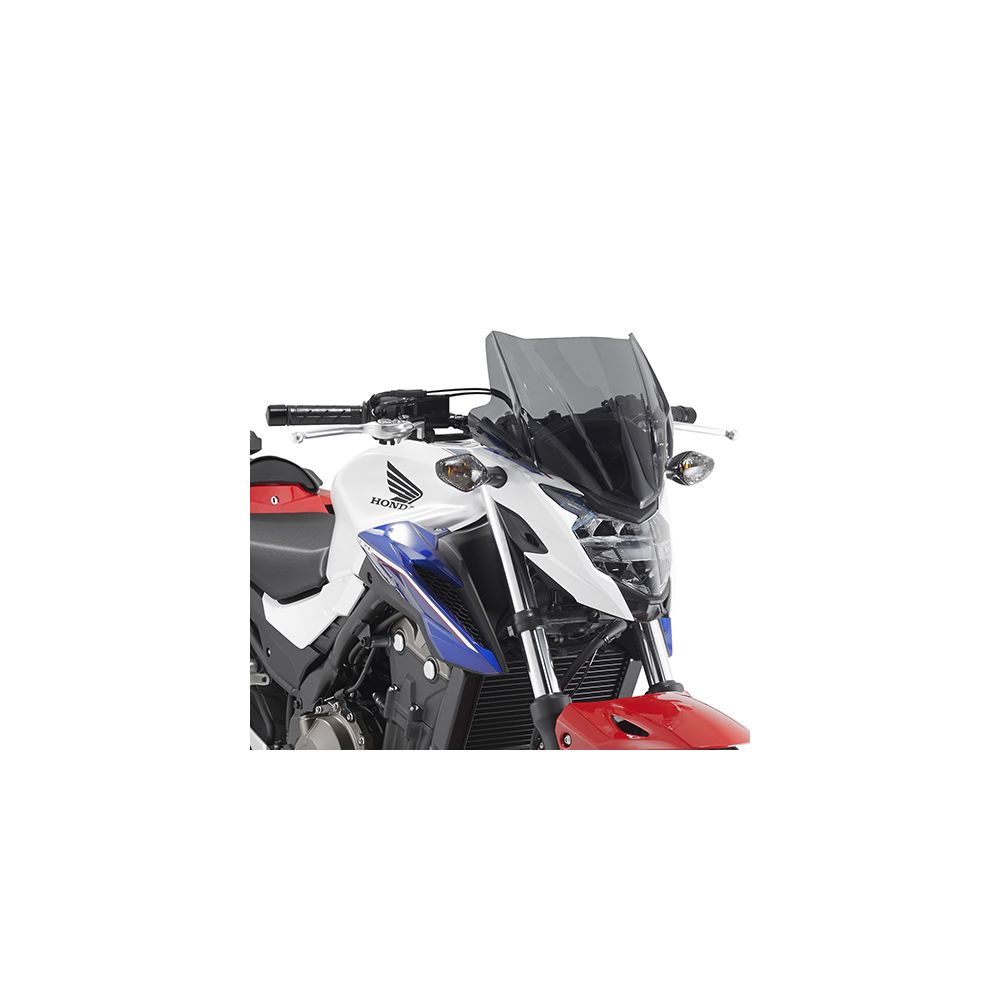 Cupolino GIVI A1152 Fumé con Attacchi per Moto Honda CB 500 F 16-18