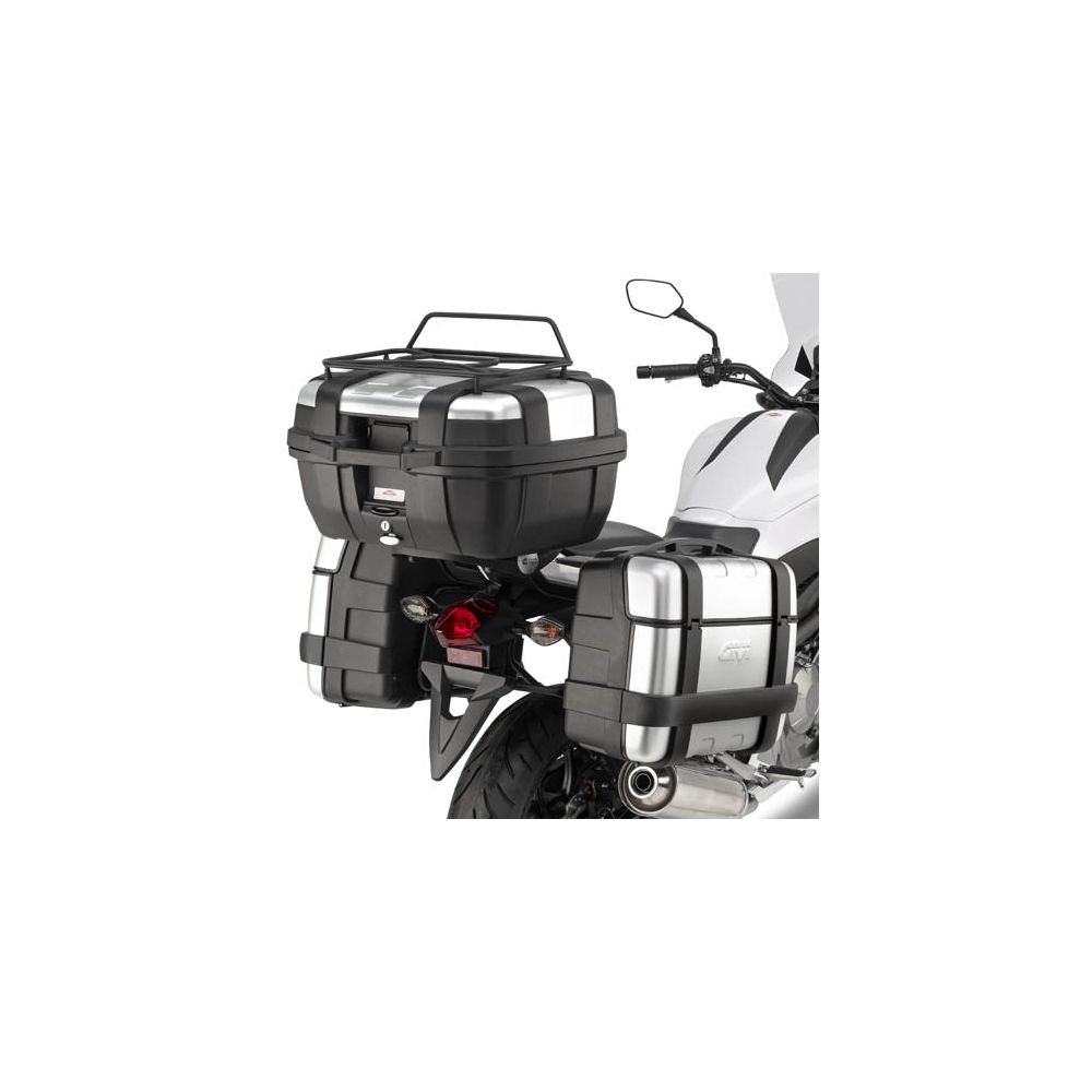GIVI Portavaligie laterale per valigie MONOKEY - RETRO FIT HONDA NC 700 S - NC 700 X 2012 2013 - NC 750 S - NC 750 X 2014 2015