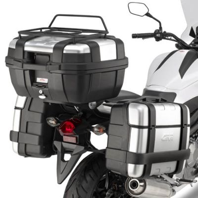 GIVI Portavaligie laterale per valigie MONOKEY - RETRO FIT per HONDA NC 700 S - NC 700 X - NC 750 S - NC 750 X 2012 / 2015