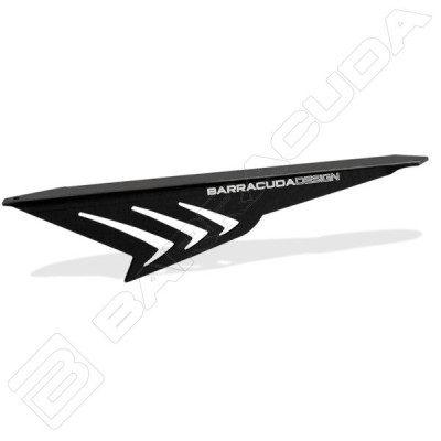 BARRACUDA Copricatena nero in alluminio per MV AGUSTA BRUTALE 675 / 800 - STRADALE 800