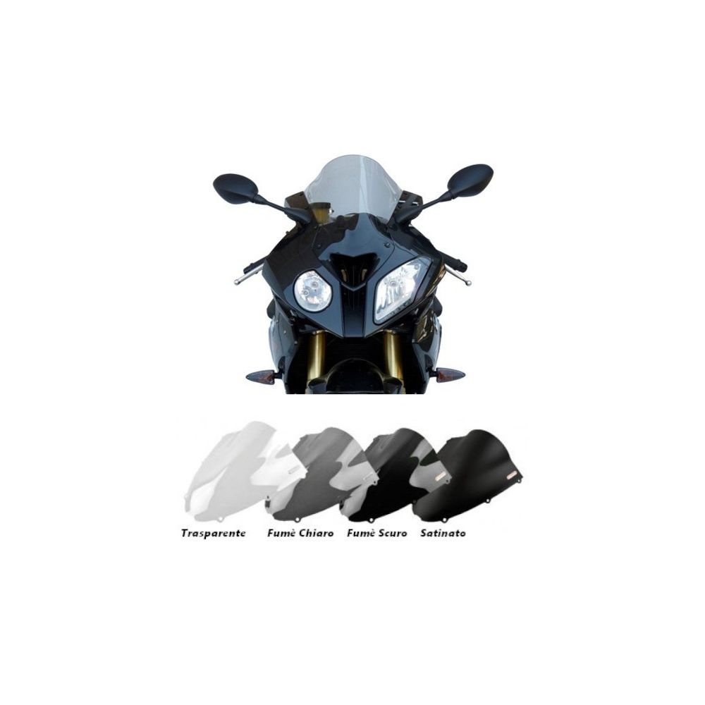 FABBRI Cupolino DOUBLE BUBBLE per BMW S 1000 RR 2010 2011 2012