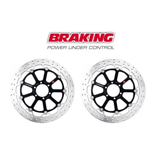 BRAKING 2 Dischi Freno Anteriore Flottante STX73 per APRILIA - BENELLI - DUCATI