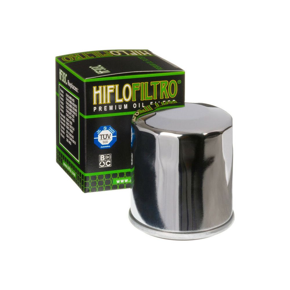 HIFLO Filtro Olio STANDARD CHROME HF303C