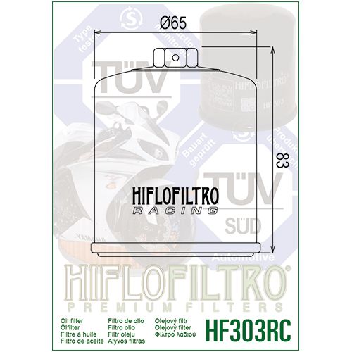 HIFLO Filtro Olio RACING HF303RC