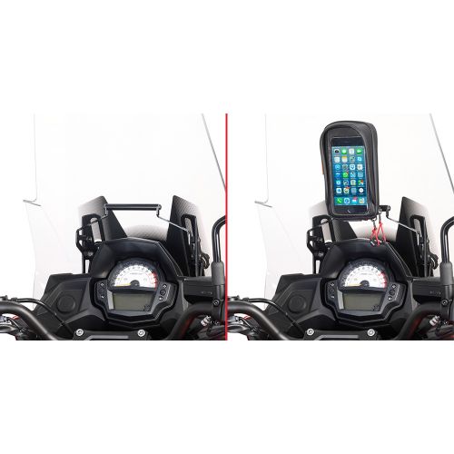 Traversino GIVI FB4114 Porta GPS per Kawasaki Versys 650 2015 - 2021