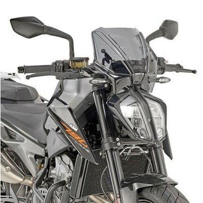 Cupolino GIVI A7708 Fumé con Attacchi per KTM Duke 790 890 Duke R