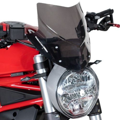 BARRACUDA Cupolino AEROSPORT fumè scuro per DUCATI MONSTER 797 - MONSTER 821 - MONSTER 1200