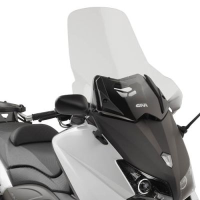 GIVI Parabrezza trasparente con paramani per YAMAHA T-MAX 530 2012 / 2016