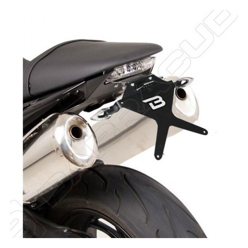 BARRACUDA Portatarga reclinabile con Fanale a Led per TRIUMPH SPEED TRIPLE 1050 2008 2009 2010