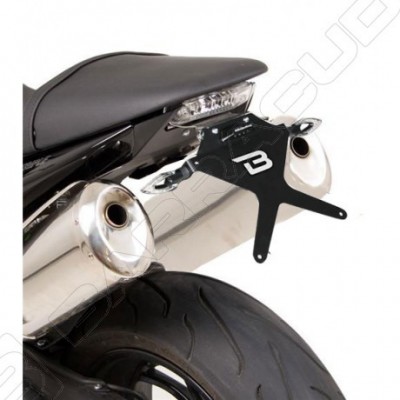 BARRACUDA Portatarga reclinabile con Fanale a Led per TRIUMPH SPEED TRIPLE 1050 2008 2009 2010