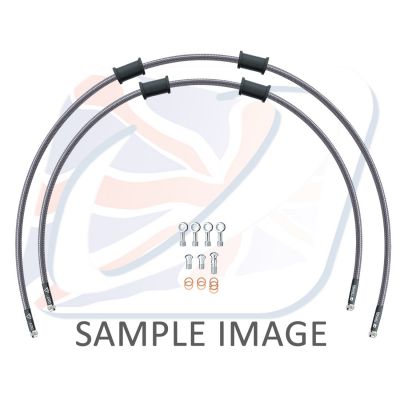 VENHILL Kit Tubi Freno Anteriore trasparente / cromo per HONDA CBR 600 RR 2003 2004