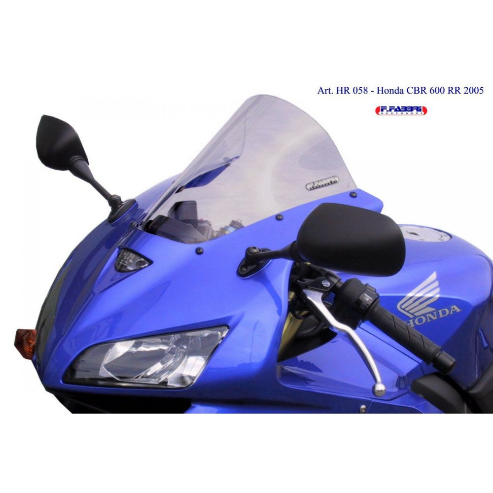 Fabbri Cupolino Trasparente SOLO PISTA per Honda CBR 600 RR 2005 2006