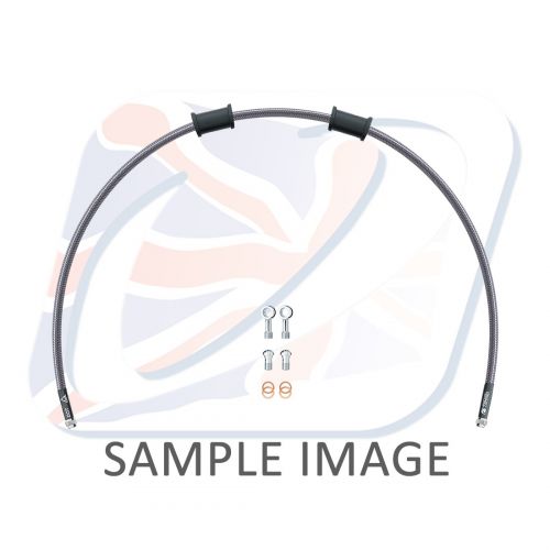 VENHILL Kit Tubo Freno Posteriore trasparente / cromo per HONDA CBR 600 RR 2005 2006