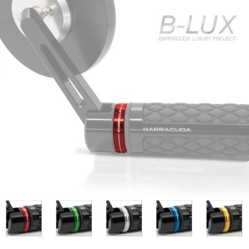 BARRACUDA Coppia anelli in vari colori per personalizzare retrovisori bar end