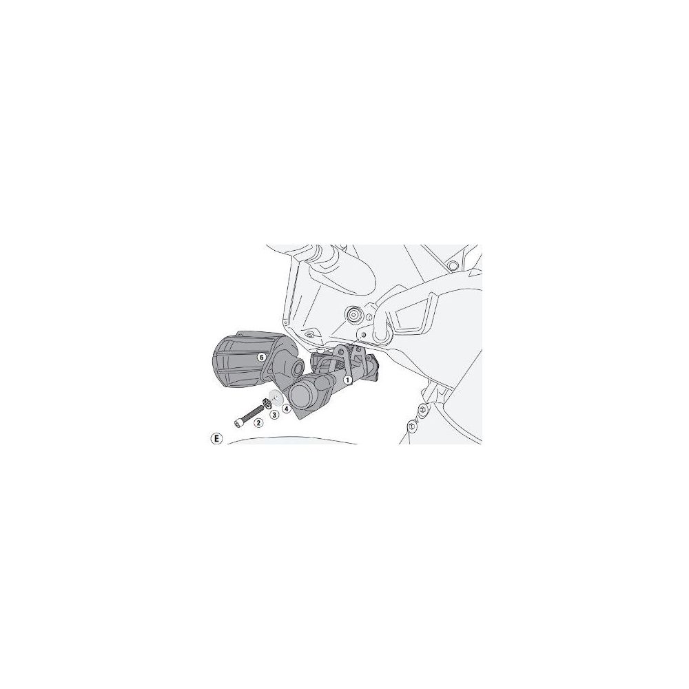 GIVI Kit attacchi per montare faretti S312 per KTM ADVENTURE 390 2020 / 2023