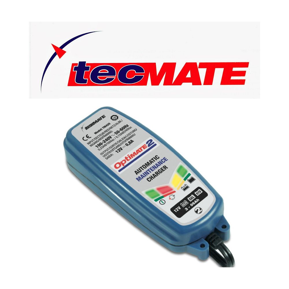 Caricabatterie TecMate OptiMATE 2 - 12 Volt - 0.8 Ampere