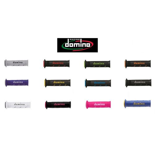 DOMINO A250 manopole bicolore forate Double Super Soft - Disponibili in vari colori