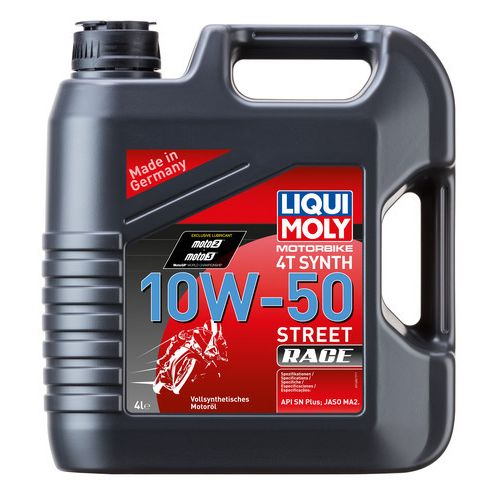 LIQUI MOLY Motorbike 4T Synth 10W-50 Street Race - 4 Litri