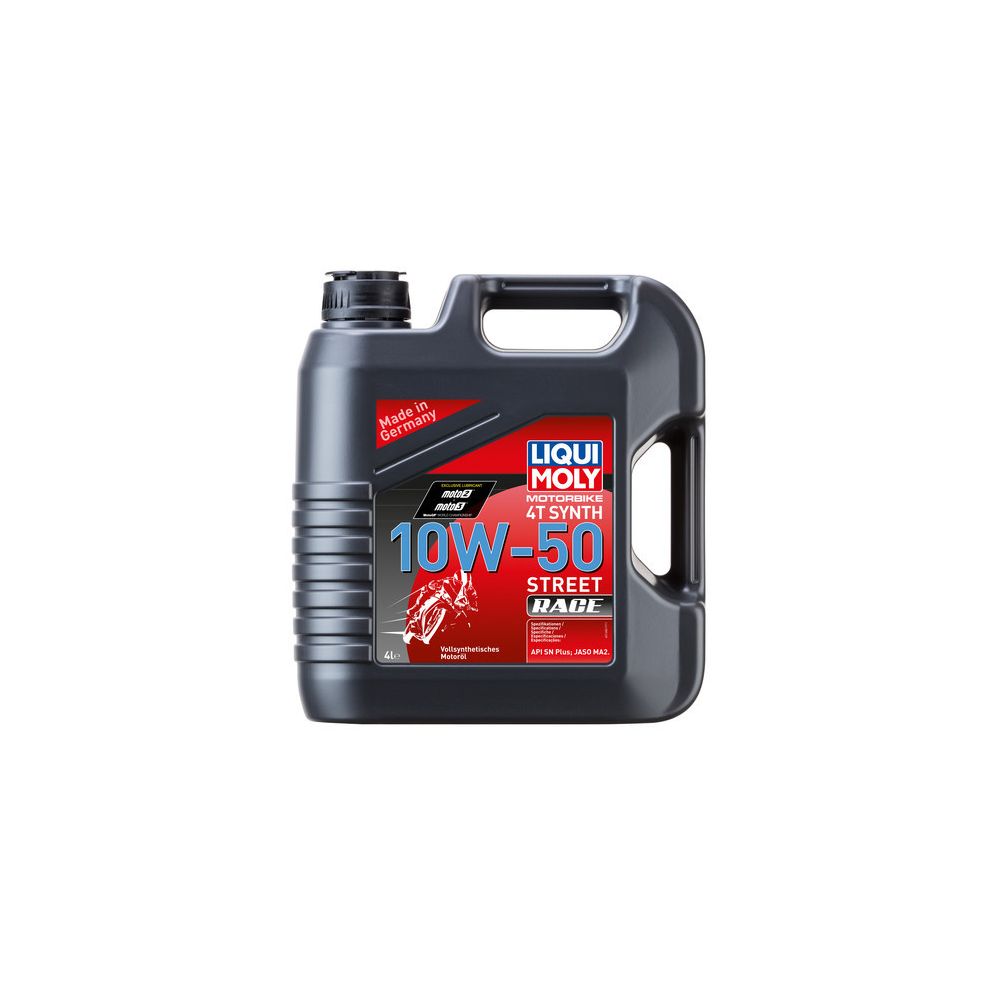 LIQUI MOLY Motorbike 4T Synth 10W-50 Street Race - 4 Litri