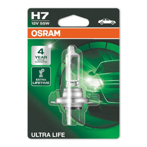 Lampada alogena OSRAM 64210ULT H7 ULTRA LIFE 12 Volt 55 Watt