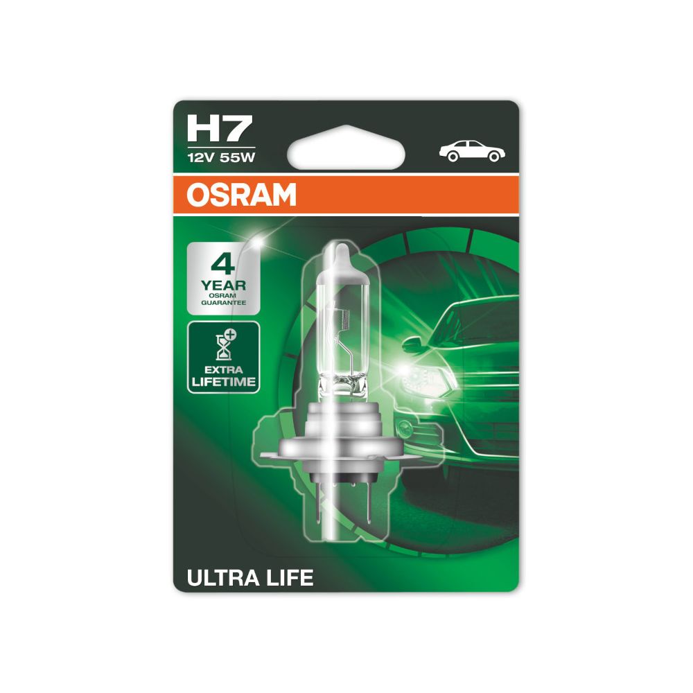 Lampada alogena OSRAM 64210ULT H7 ULTRA LIFE 12 Volt 55 Watt