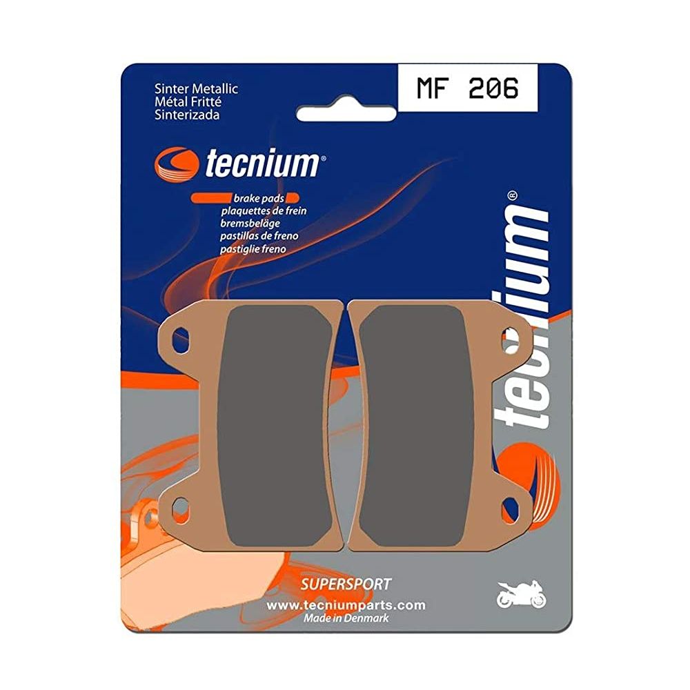 TECNIUM MF 206 Coppia Pastiglie Freno Anteriore Sinterizzate