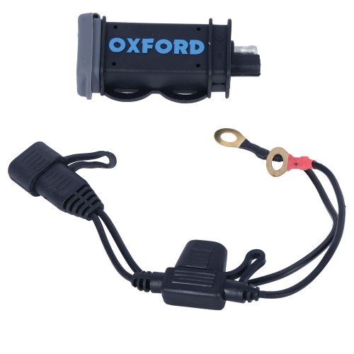 OXFORD Kit di ricarica USB con fusibile da 2,1 Ampere