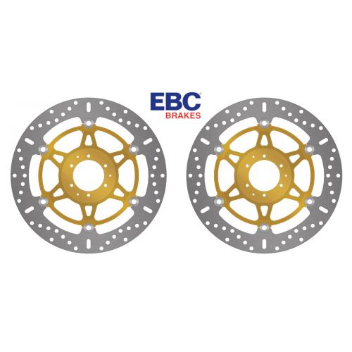 EBC MD1198X Kit 2 Dischi freno anteriore tondo flottante