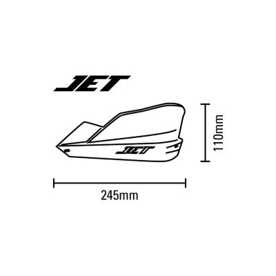 BARKBUSTERS Protezioni paramani in plastica JET Verde