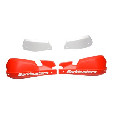 BARKBUSTERS Protezioni paramani in plastica VPS Rosso con deflettore frangivento