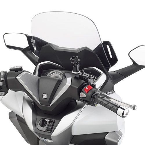 GIVI Supporto in alluminio con supporto centrale in tecnopolimero per montare strumenti su vaschetta olio freni / frizione