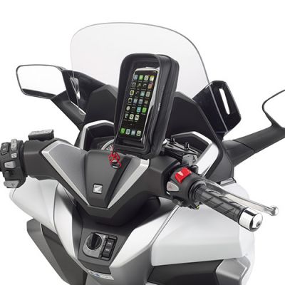 GIVI Supporto in alluminio con supporto centrale in tecnopolimero per montare strumenti su vaschetta olio freni / frizione