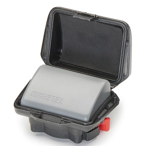 Porta Telepass Universale GIVI S604 con Kit Fissaggio Manubrio e Specchietto