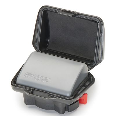 Porta Telepass Universale GIVI S604 con Kit Fissaggio Manubrio e Specchietto