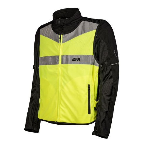 Gilet Alta Visibilità GIVI VEST02 Trekker Vest Giallo Fluo Omologato