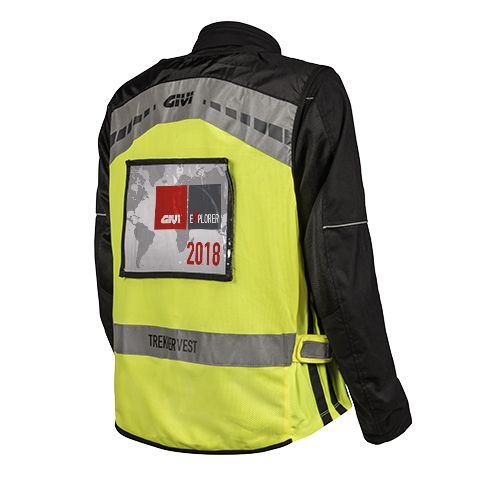 Gilet Alta Visibilità GIVI VEST02 Trekker Vest Giallo Fluo Omologato
